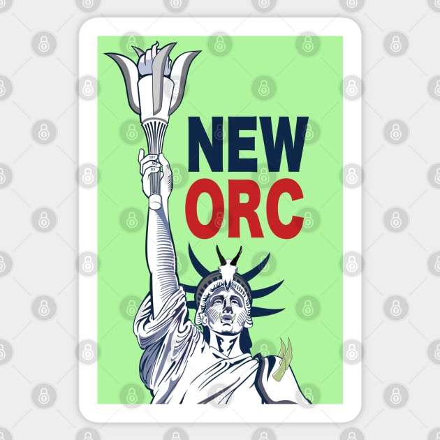 New orc city Sticker by moonmorph